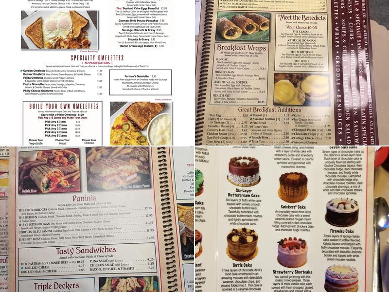 City Cafe Diner Menu