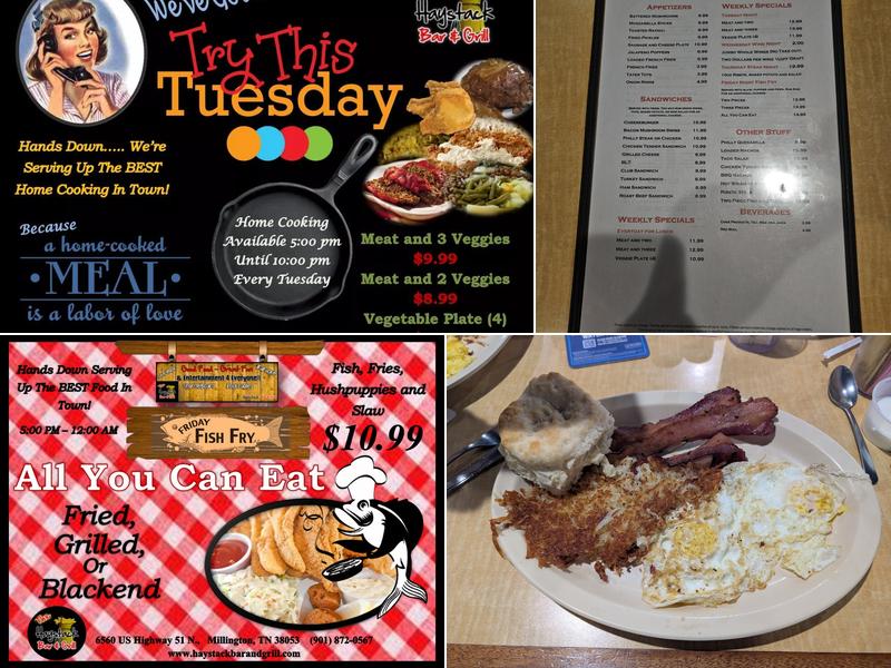 The Haystack Cafe Menu