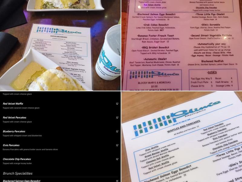 Automatic Slim's Menu