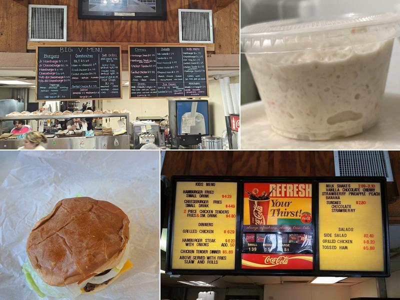 Big V Menu
