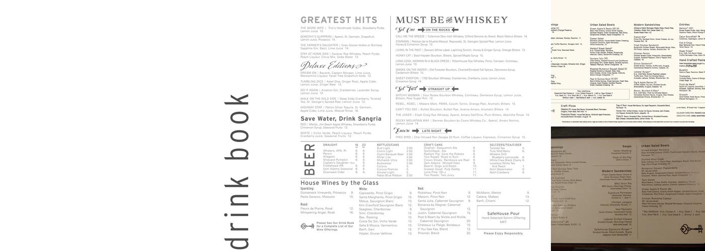 Safehouse Modern Neighborhood Eatery Menu