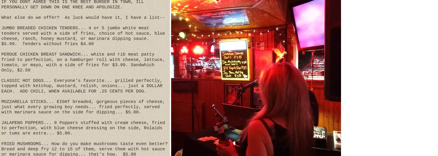 Pascoag Cafe Menu