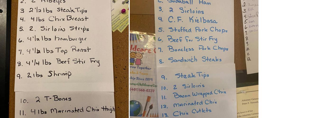 Dev's tavern Menu