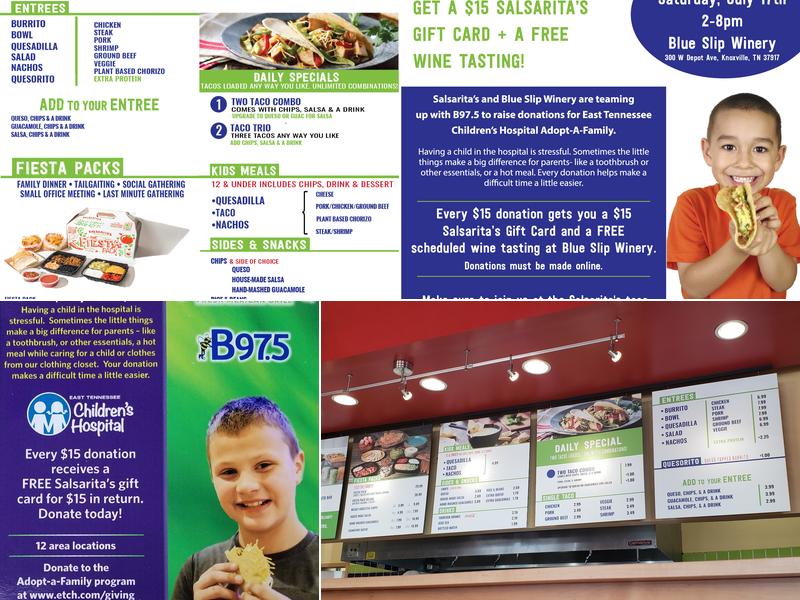 Salsarita's Fresh Mexican Grill Menu