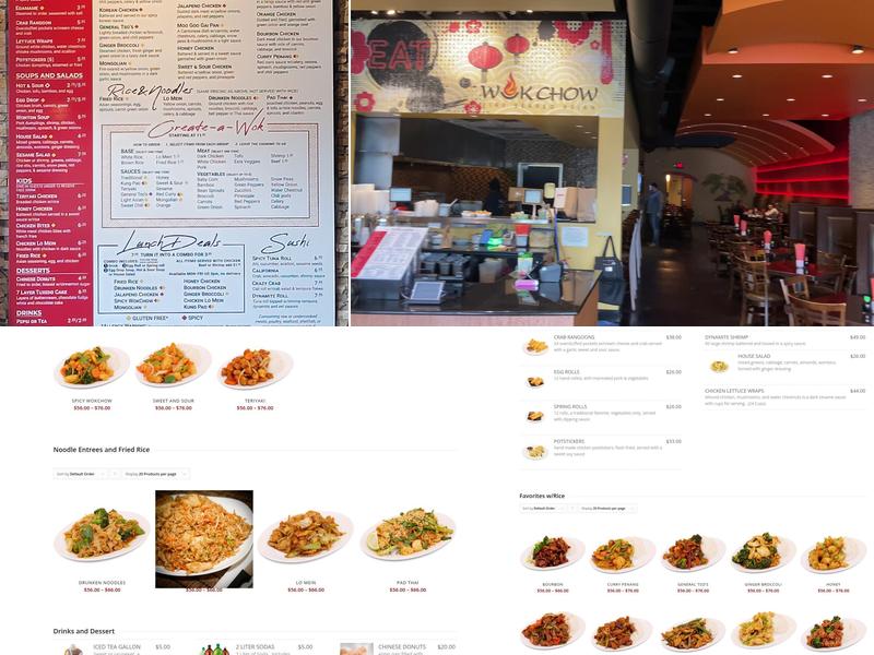 WokChow Fire Seared Asian Menu