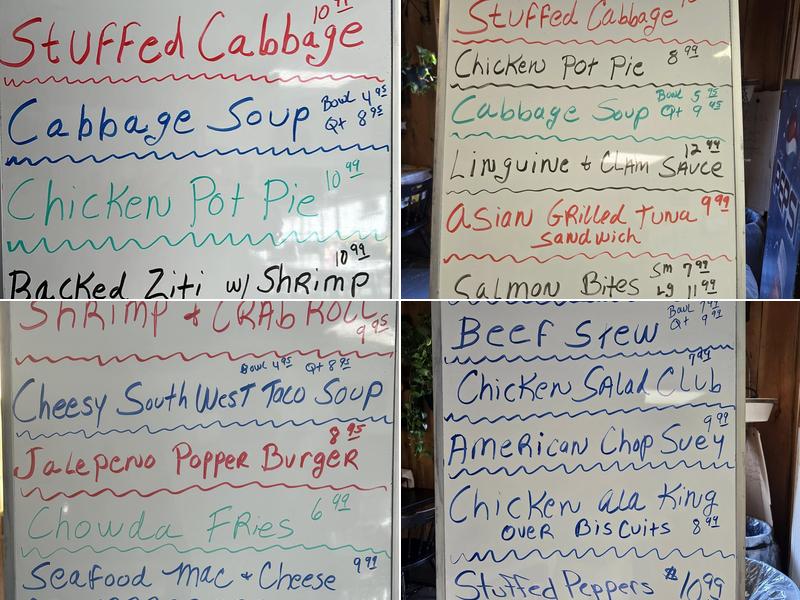 Mainely Seafood & Deli Menu