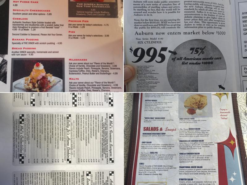 THE DINER Menu