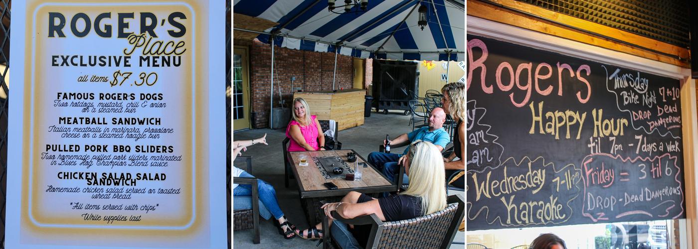 Rogers - Our Neighborhood Dive Bar Menu