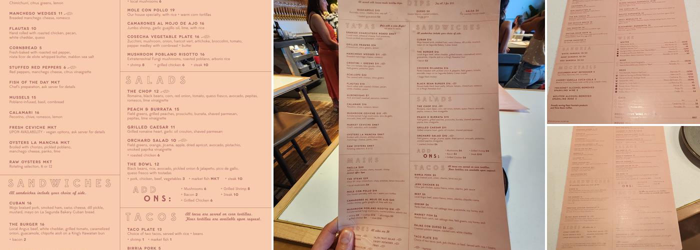 BABALU - Knoxville Menu