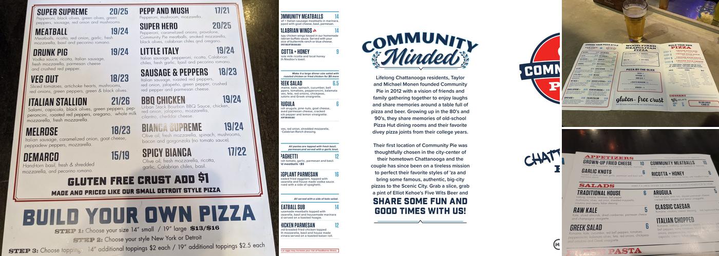 Community Pie Menu
