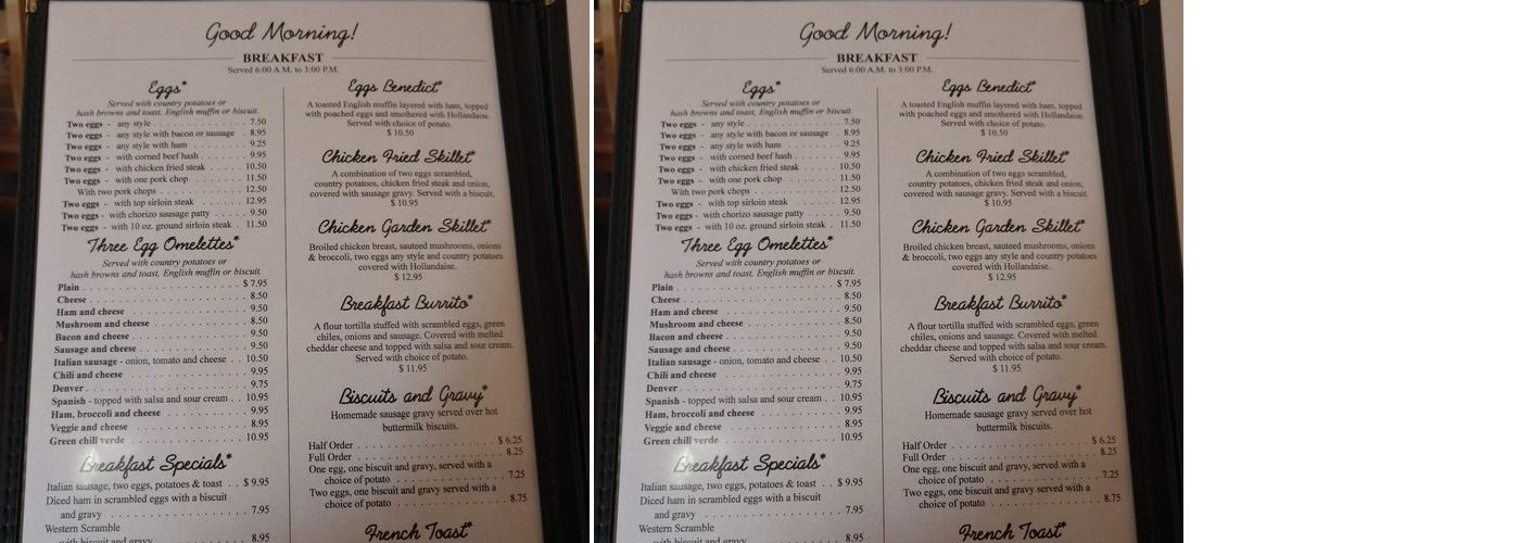 Verde Cafe Menu