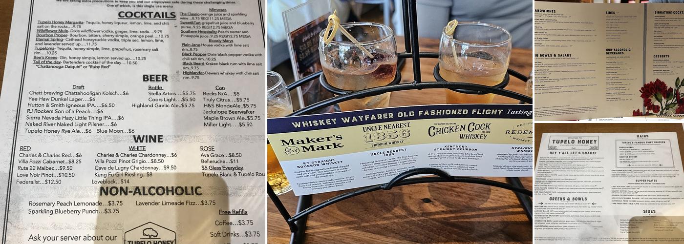 Tupelo Honey Southern Kitchen & Bar Menu