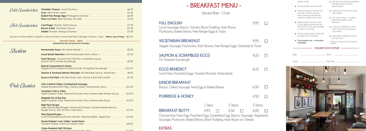 Enzo’s Caffe & Pizzeria Menu