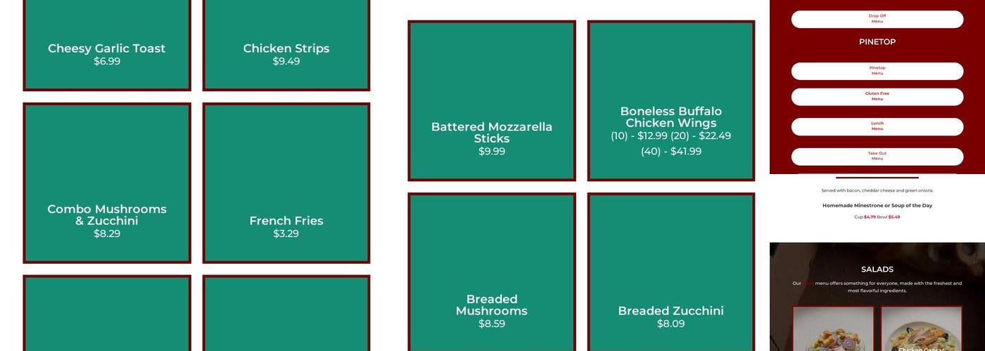 Red Devil Restaurant & Bar Menu