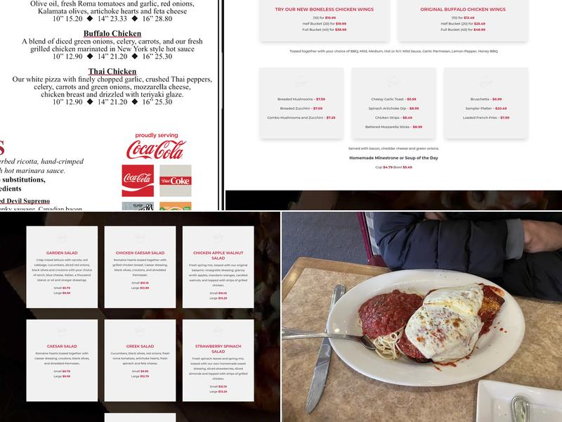 Red Devil Restaurant & Bar Menu