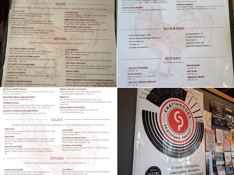 Feed Table and Tavern Menu