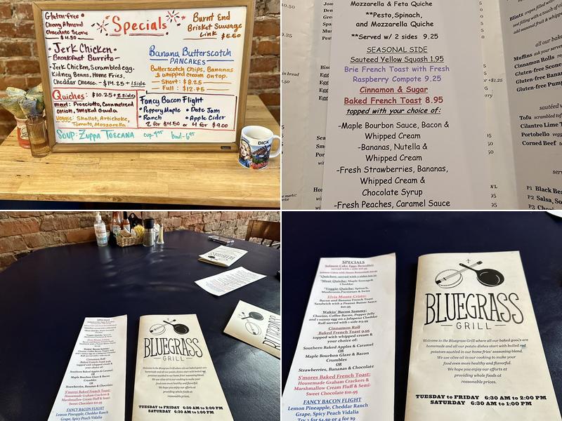 Bluegrass Grill Menu