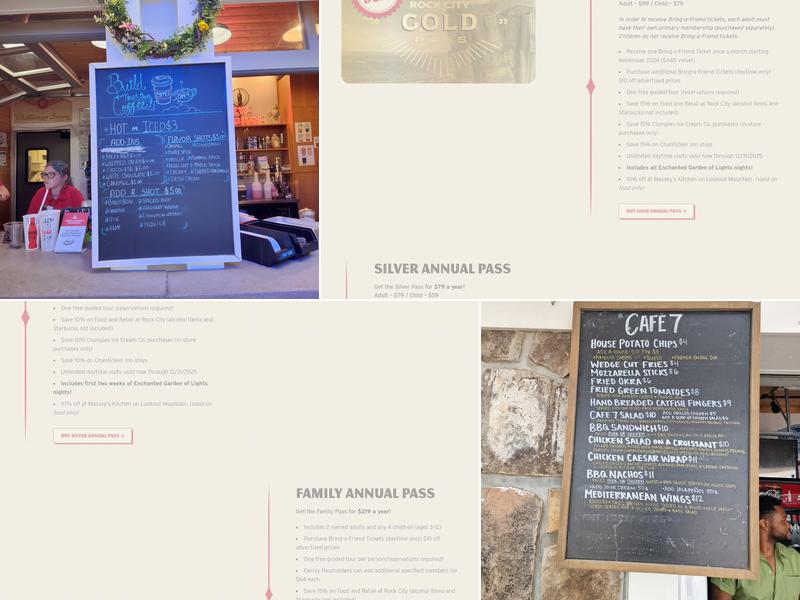 Rock City’s Cafe 7 Menu