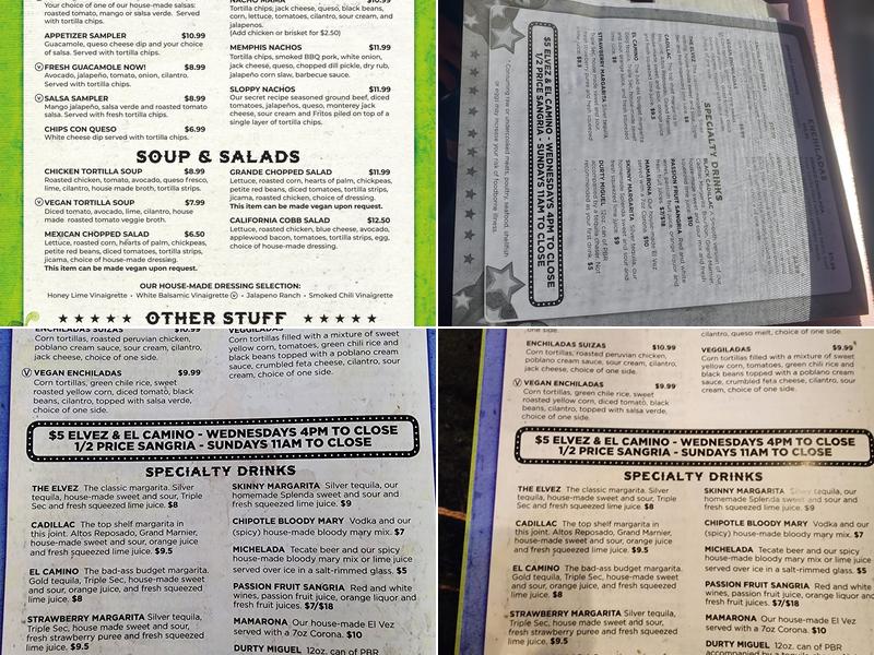 Taco Mamacita Northshore Menu