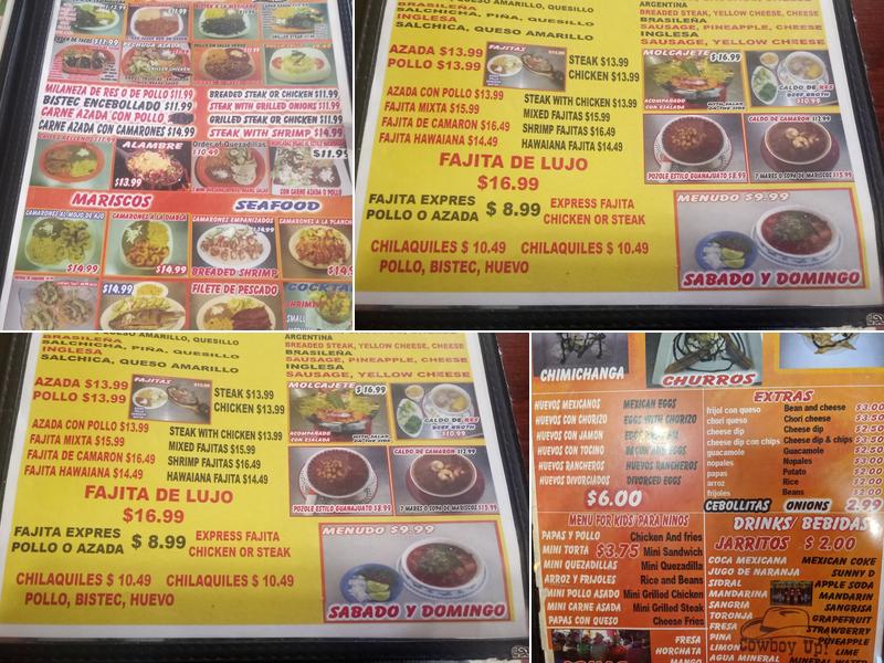 Tacos El Cuñao Menu