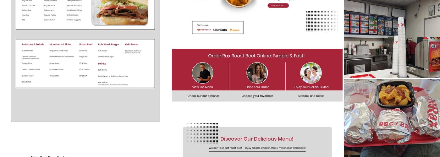 Rax Menu
