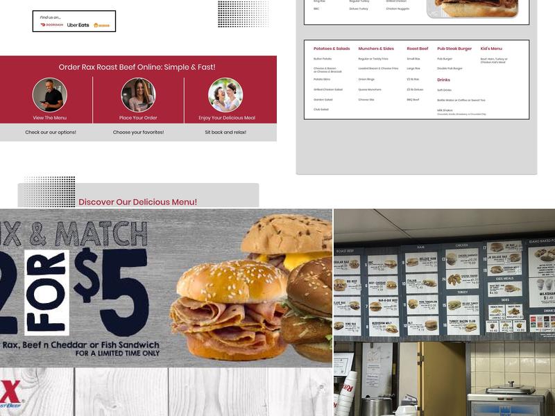 Rax Menu