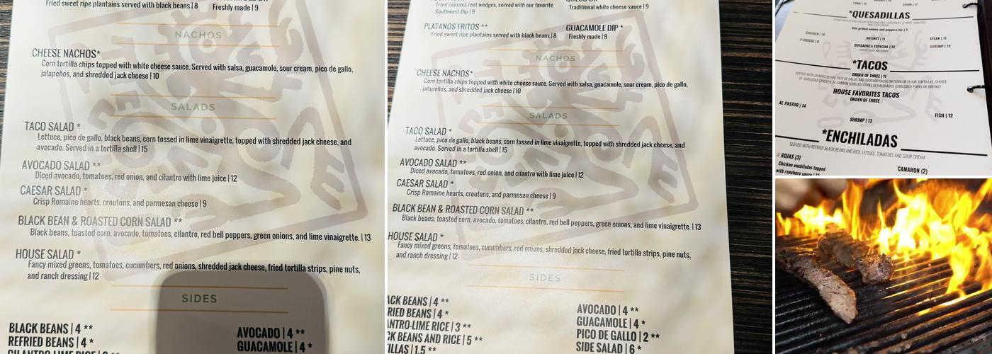 Mayan Kitchen Menu