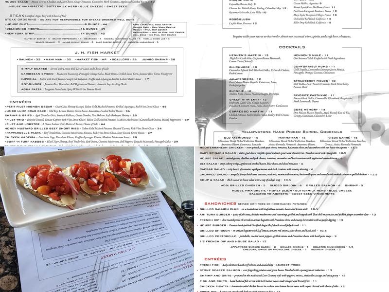 Hennen's Menu