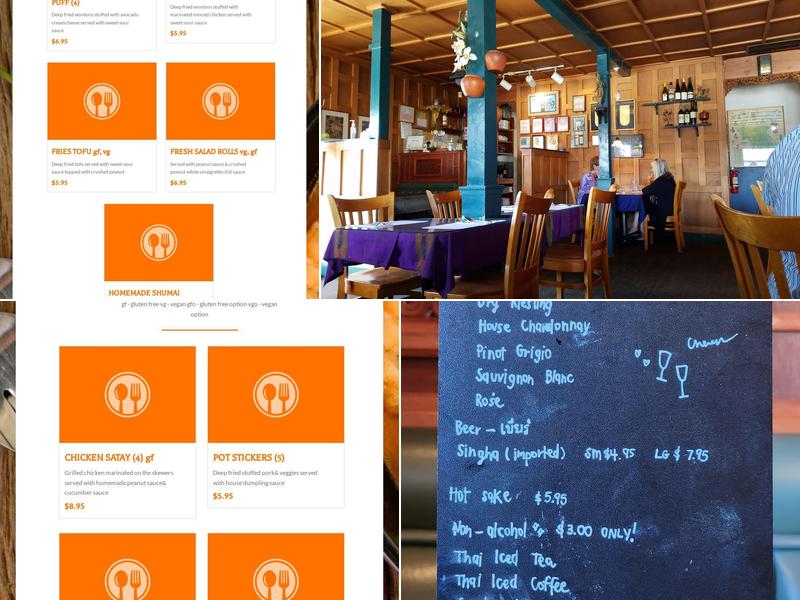 Thai-rrific Menu
