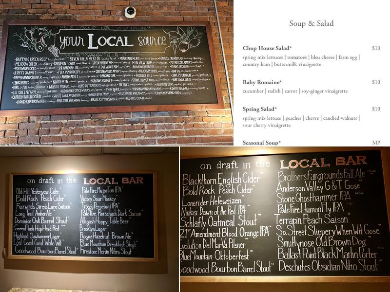 Local Chop & Grill House Menu