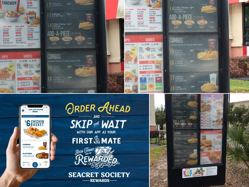 Long John Silver's | KFC Menu