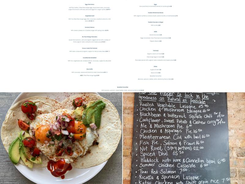 real food kitchen Menu