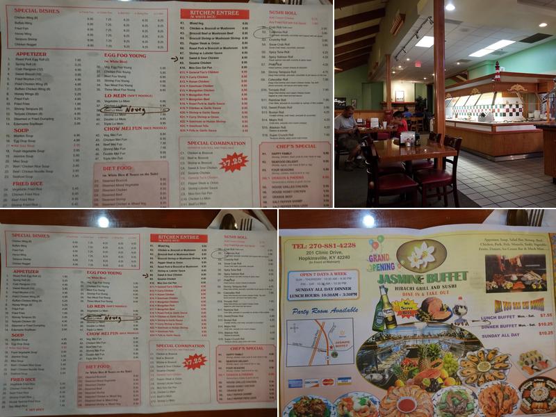 Jasmine Buffet Hibachi Grill And Sushi Menu