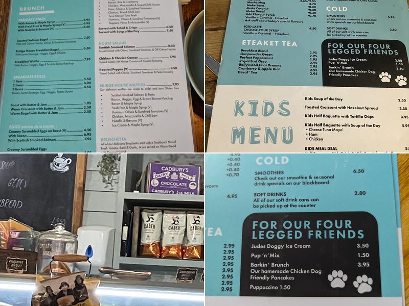 Bridge House Cafe Menu