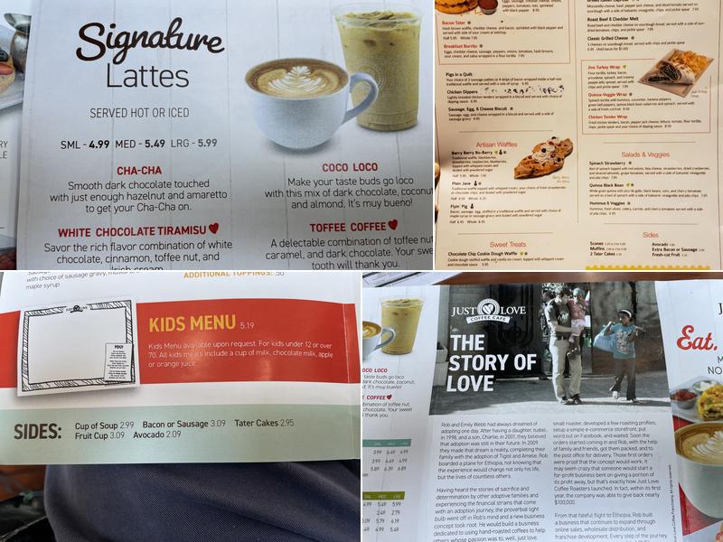 Just Love Coffee Cafe - Murfreesboro East (Original) Menu