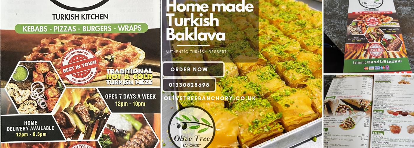 olive tree banchory Menu