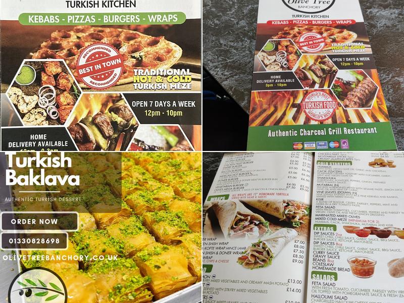 olive tree banchory Menu