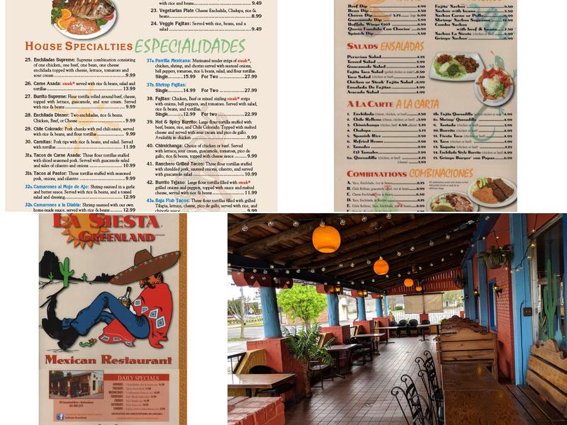 Fiesta Grill Menu