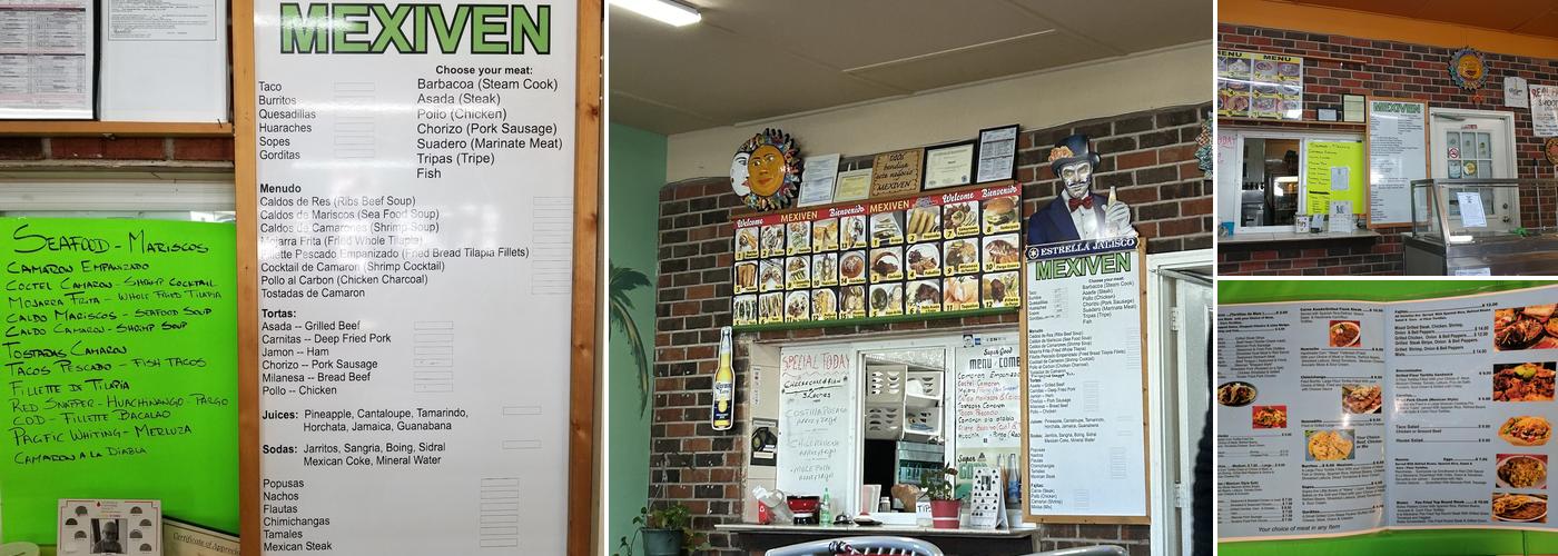 Mexiven Menu