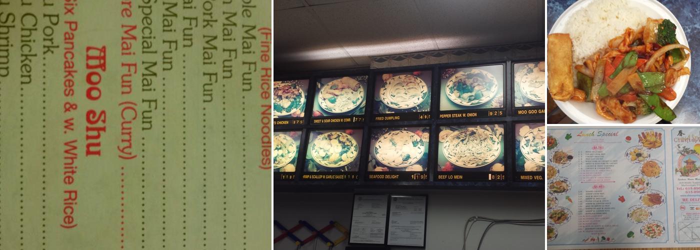 China Spring Menu