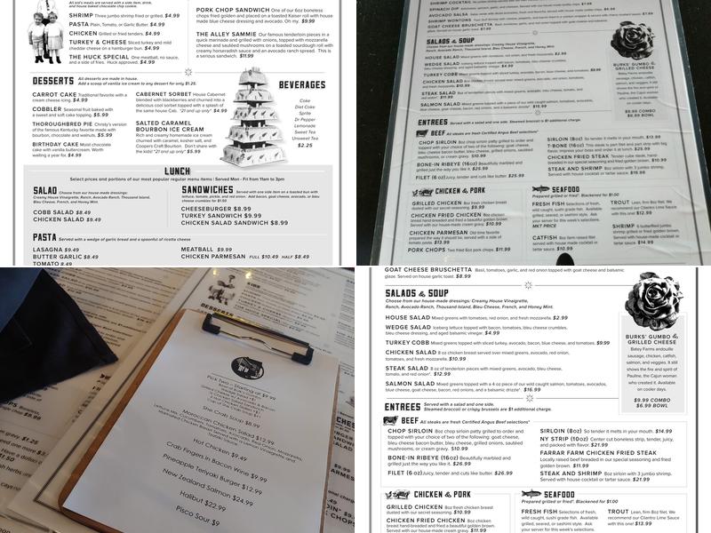 The Alley on Main Menu