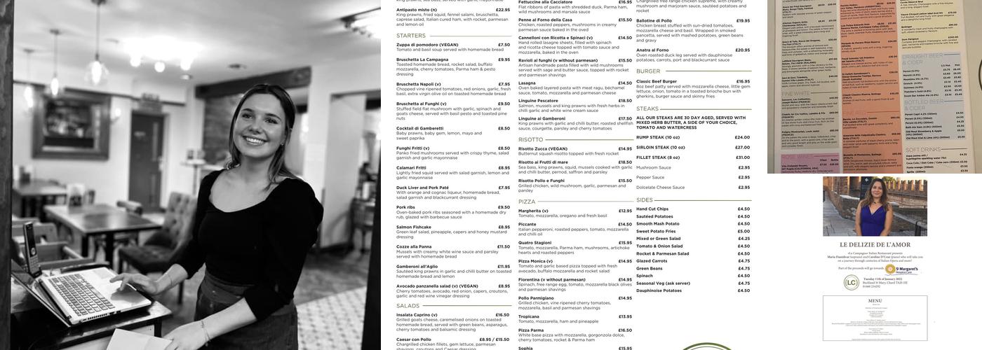 La Campagna Menu