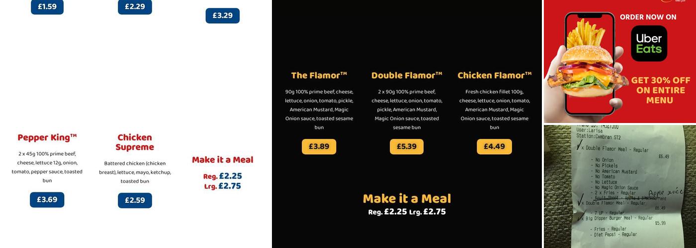 Burger Base® Cwmbran Menu