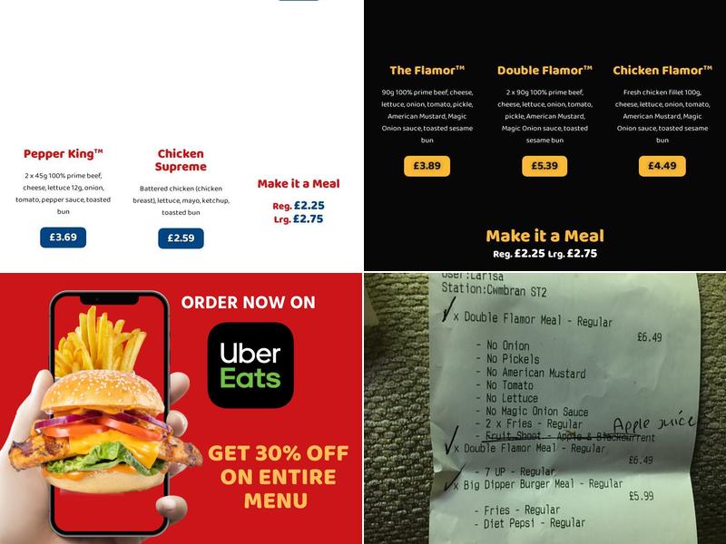 Burger Base® Cwmbran Menu