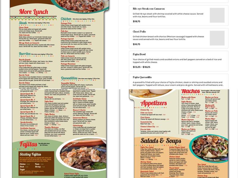 Los Portales Menu