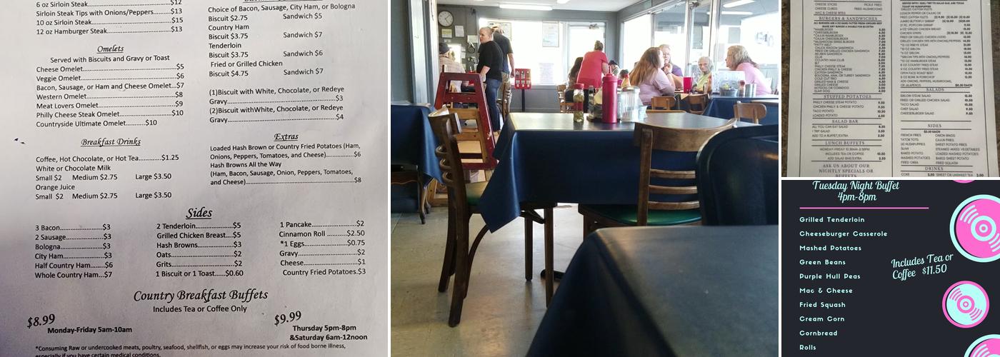 Country Side Diner Menu