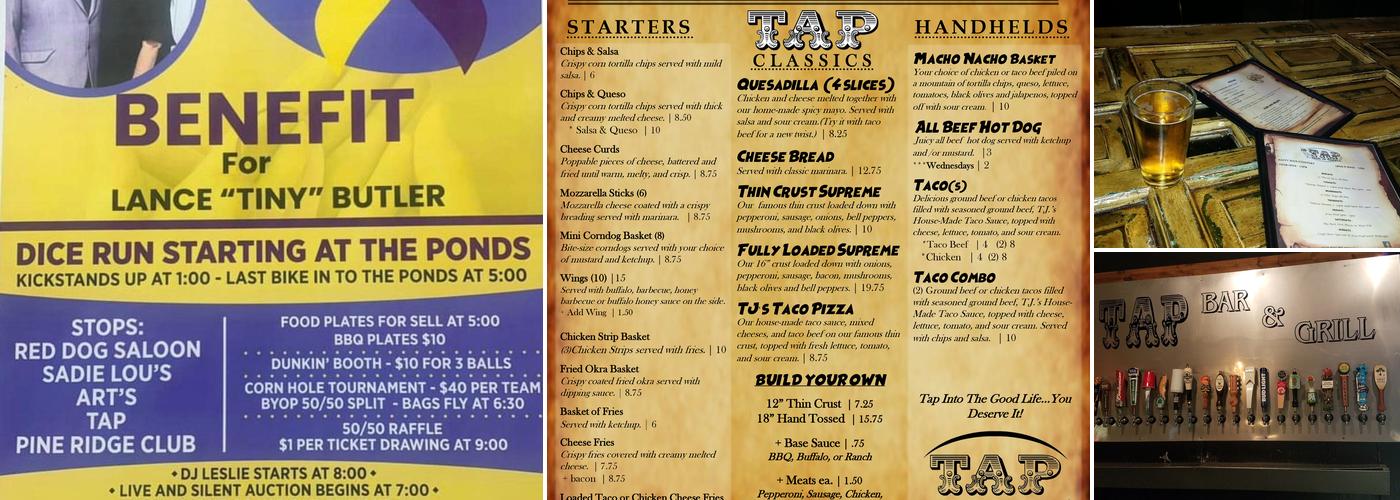 Tap Bar & Grill Menu