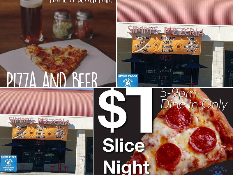 Simms Pizzeria 4307 N Roan St, Johnson City