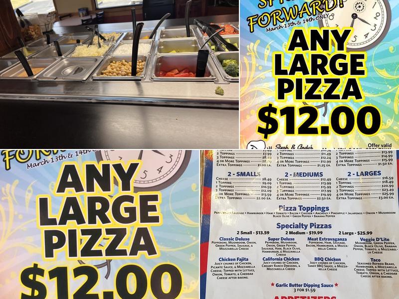Pizza Plus Menu