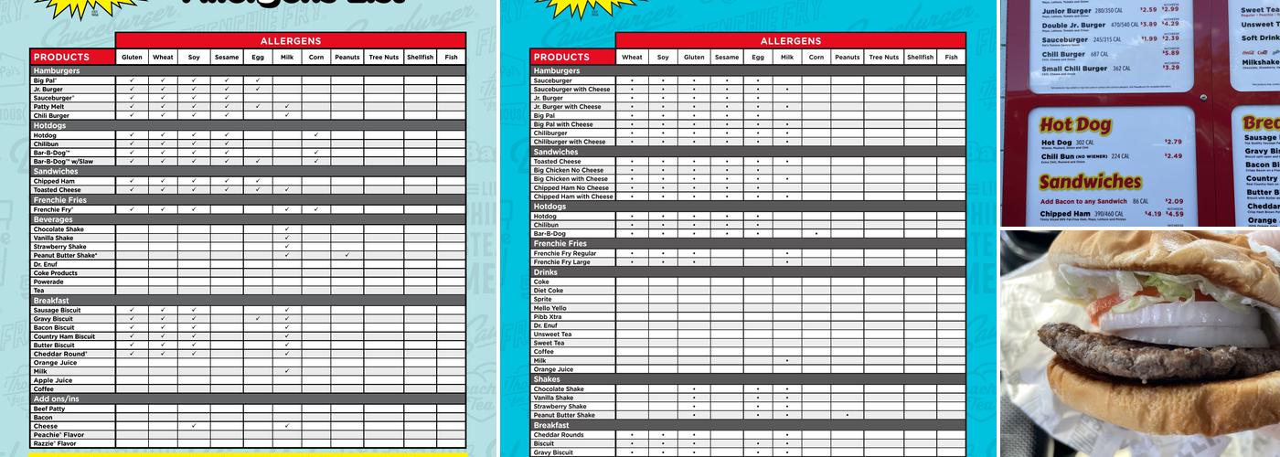 Pal's Menu